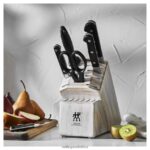 Cutlery Zwilling 2H4BZ4102 Pro 7-pc, Knife block set, rustic white - Image 3