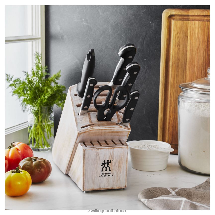 Cutlery Zwilling 2H4BZ4102 Pro 7-pc, Knife block set, rustic white - Image 4