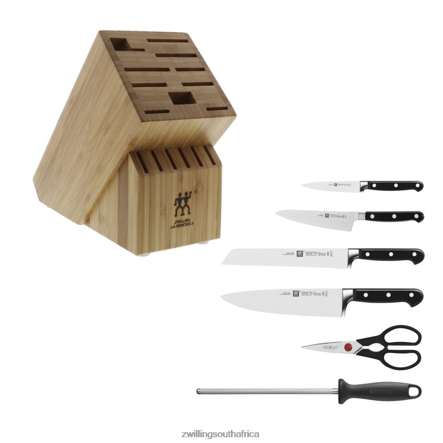 Cutlery Zwilling 2H4BZ4110 Professional S 7-pc, Knife Block Set, bamboo - Image 2