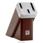 Cutlery Zwilling 2H4BZ4127 Four Star 4-pc, Knife set with self-sharpening block, brown - Image 2