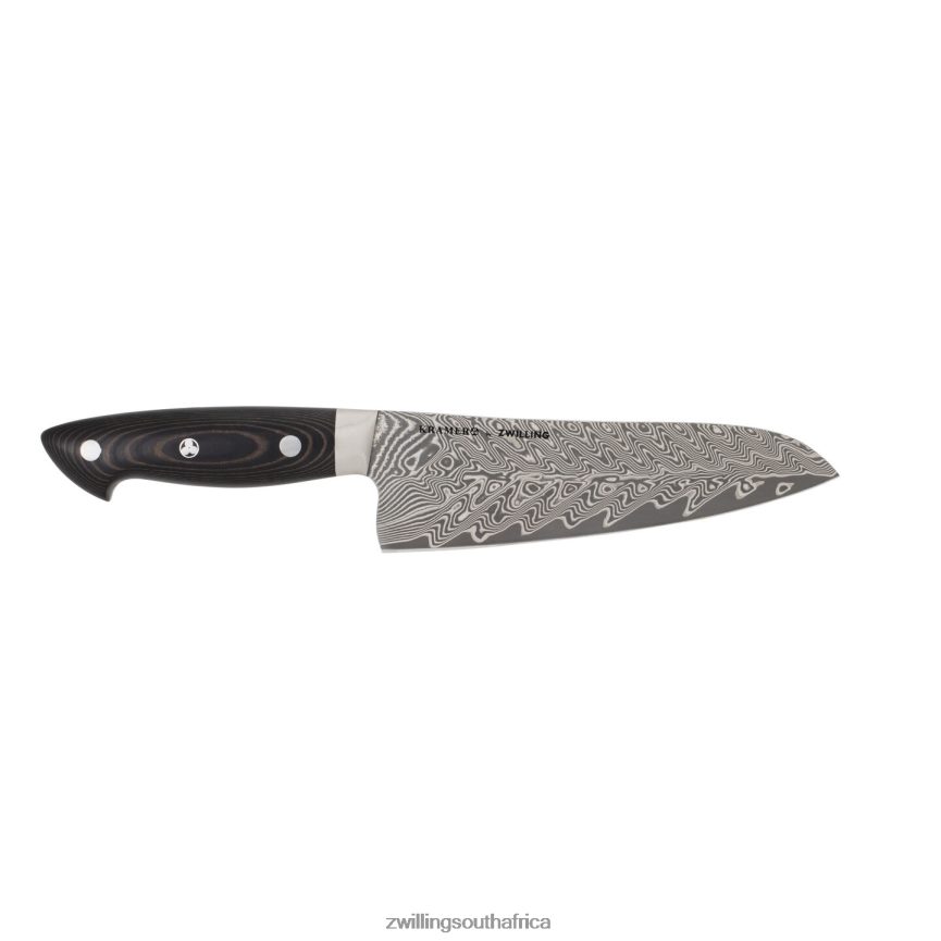 Cutlery Zwilling 2H4BZ4129 Kramer - EUROLINE Stainless Damascus Collection 7-inch, fine edge Santoku Knife - Image 2