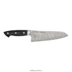 Cutlery Zwilling 2H4BZ4129 Kramer - EUROLINE Stainless Damascus Collection 7-inch, fine edge Santoku Knife
