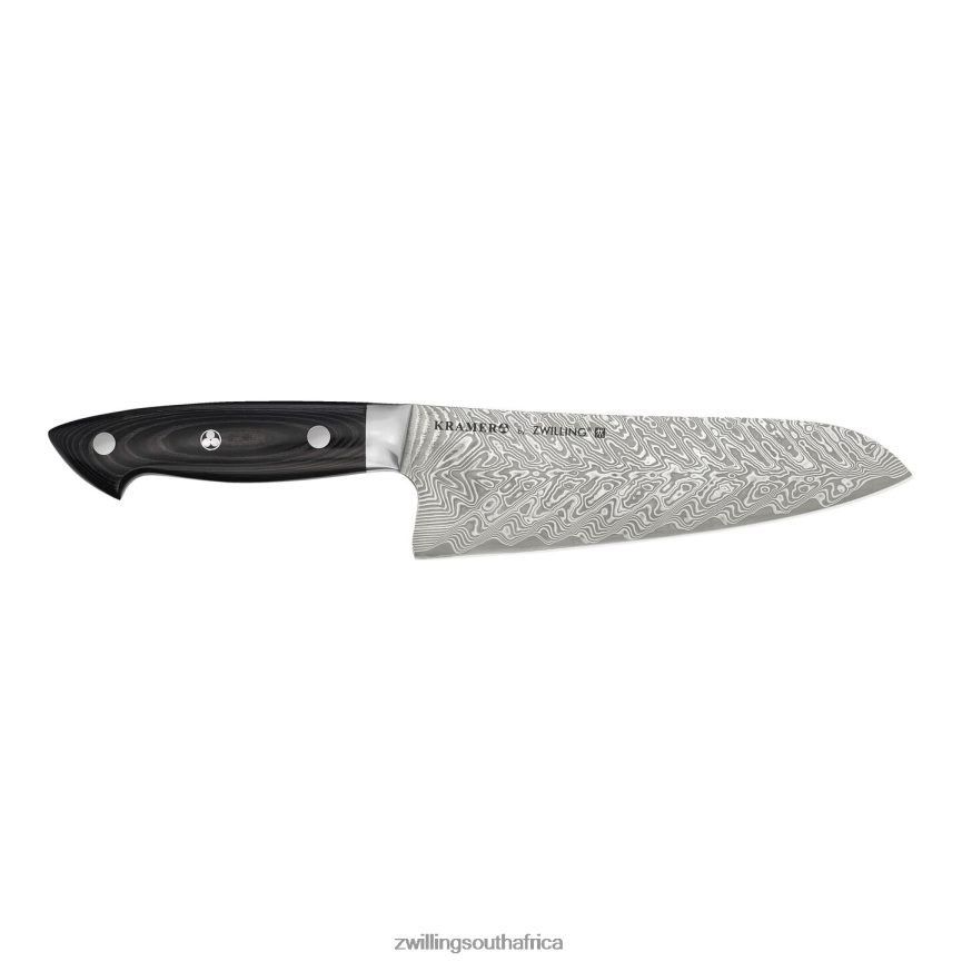 cutlery_zwilling_2h4bz4129_kramer_euroline_stainless_damascus_collection_7_inch_fine_edge_santoku_knife.jpg Cutlery Zwilling 2H4BZ4129 Kramer - EUROLINE Stainless Damascus Collection 7-inch, fine edge Santoku Knife - Image 1
