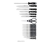 Cutlery Zwilling 2H4BZ412 TWIN Gourmet 18-pc, Knife block set, natural - Image 3