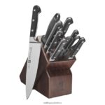 Cutlery Zwilling 2H4BZ4130 Professional S 10-pc, Block Set with Walnut Block, walnut