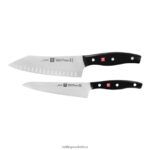 Cutlery Zwilling 2H4BZ4131 TWIN Signature 2-pc, "Rock & Chop" Knife Set