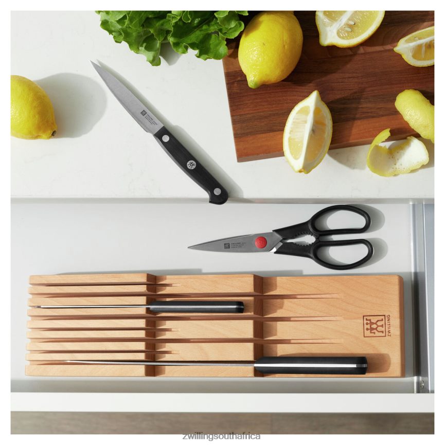 Cutlery Zwilling 2H4BZ4139 Storage Beechwood, In-drawer Knife Organizer - Image 2