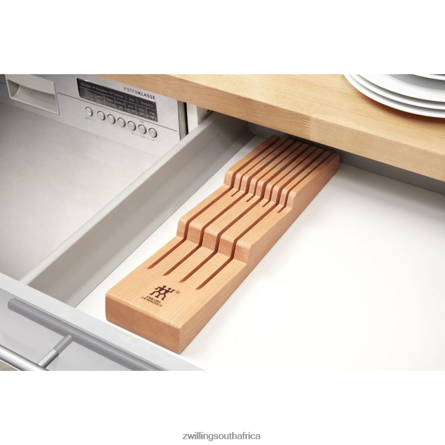 Cutlery Zwilling 2H4BZ4139 Storage Beechwood, In-drawer Knife Organizer - Image 5
