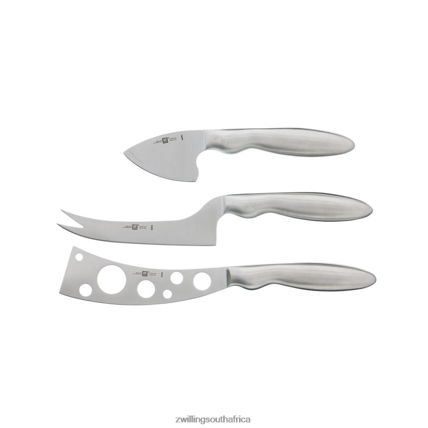 Cutlery Zwilling 2H4BZ413 Accessories 3-pc, Stainless Steel Cheese Knife Set - Image 1