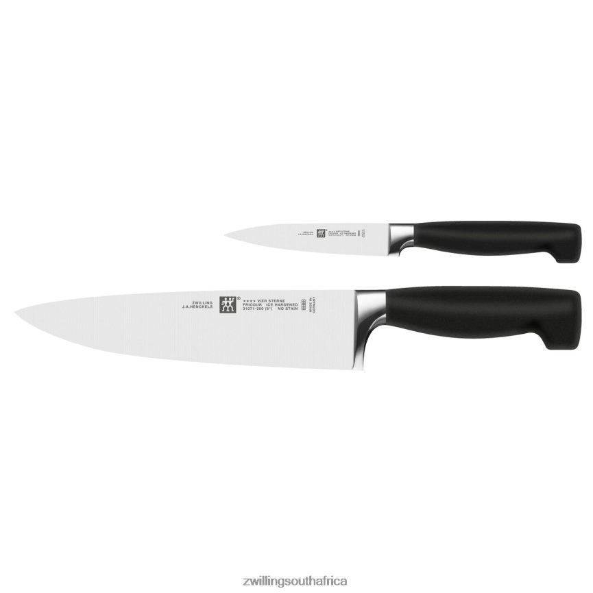 cutlery_zwilling_2h4bz4146_four_star_2_pc_the_must_haves_knife_set.jpg Cutlery Zwilling 2H4BZ4146 Four Star 2-pc, "The Must Haves" Knife Set - Image 1