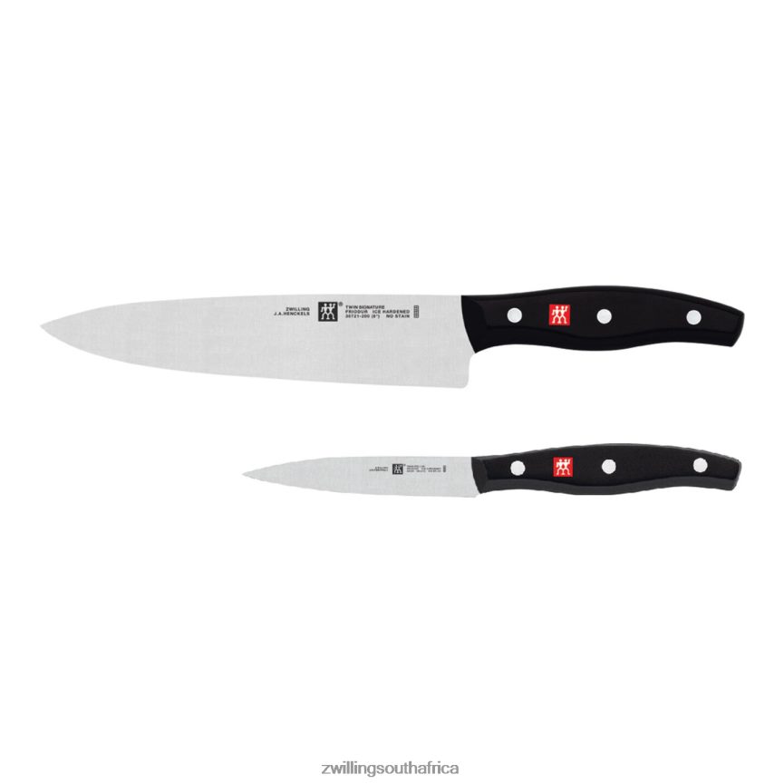 Cutlery Zwilling 2H4BZ4173 TWIN Signature 2-pc, "The Must Haves" Knife Set - Image 1