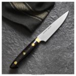 Cutlery Zwilling 2H4BZ4181 Bob Kramer Carbon 2.0 5-inch Utility knife, fine edge - Image 3