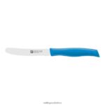 Cutlery Zwilling 2H4BZ4183 TWIN Grip 4.5-inch Utility Knife Blue, serrated edge