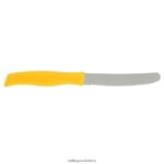 Cutlery Zwilling 2H4BZ4186 TWIN Grip 4.5-inch Utility Knife Yellow, serrated edge - Image 2