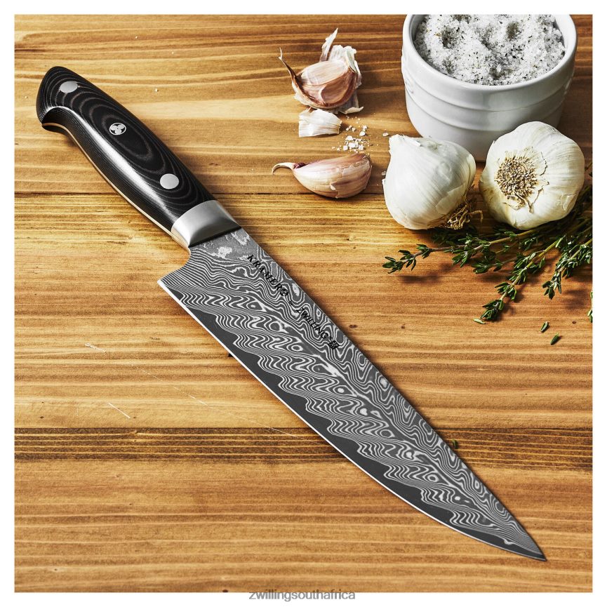 Cutlery Zwilling 2H4BZ4195 Kramer - EUROLINE Stainless Damascus Collection 8-inch, Narrow Chef's Knife - Image 5