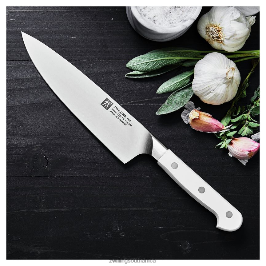 Cutlery Zwilling 2H4BZ419 Pro le blanc 7-inch, Chef's SLIM Knife - Image 3