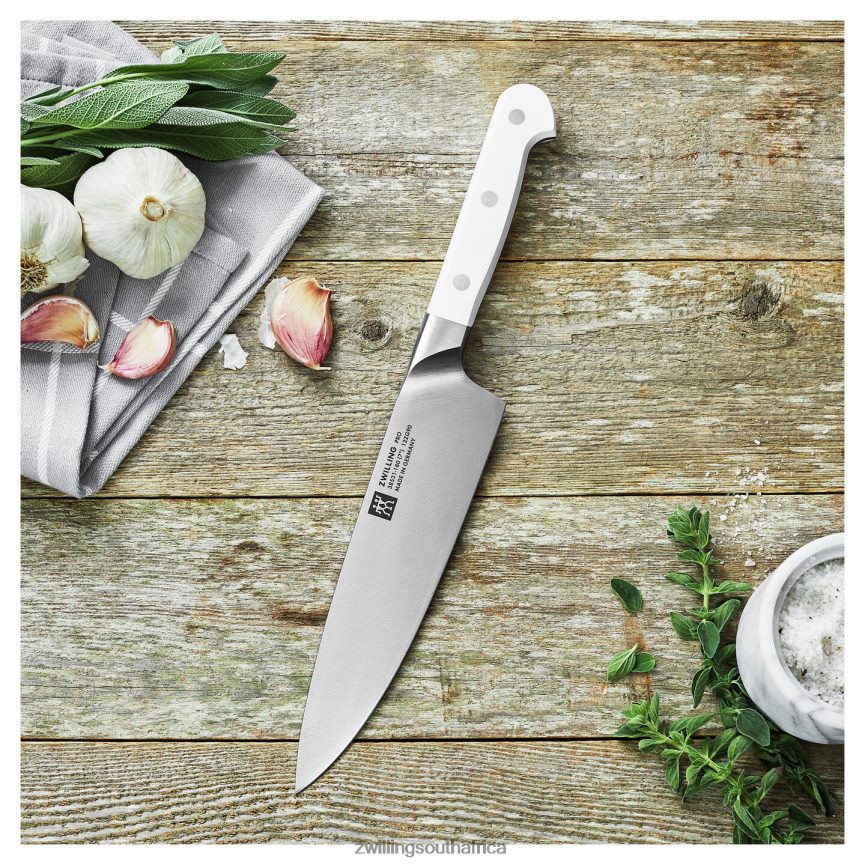 Cutlery Zwilling 2H4BZ419 Pro le blanc 7-inch, Chef's SLIM Knife - Image 4