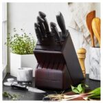 Cutlery Zwilling 2H4BZ4200 Kramer - EUROLINE Stainless Damascus Collection 7-pc, Knife block set, brown - Image 10