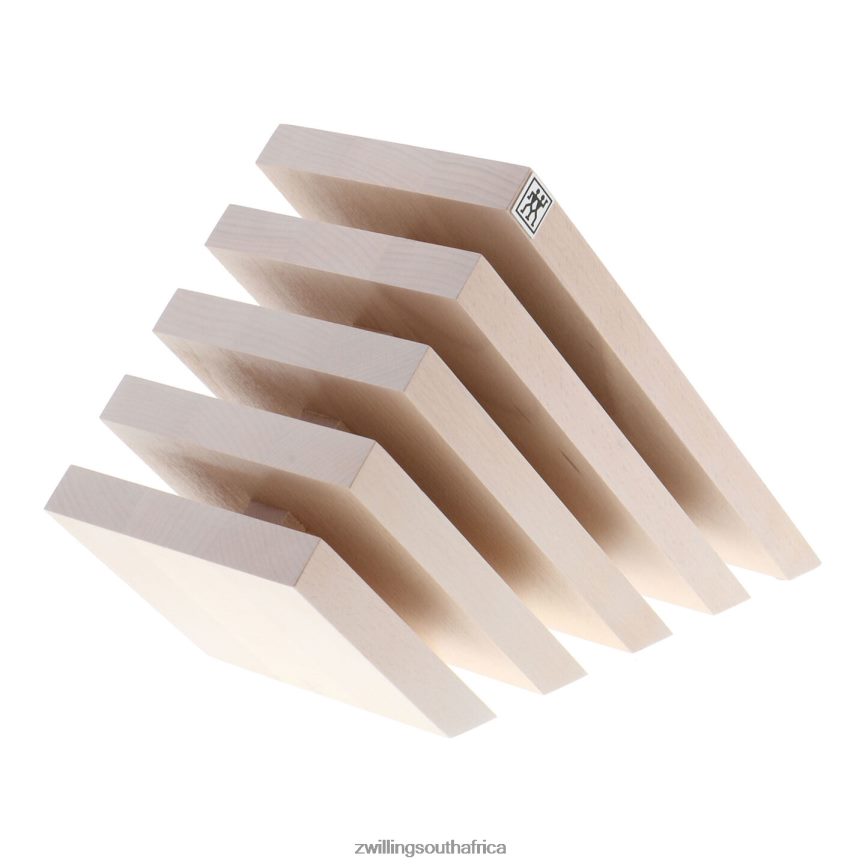 Cutlery Zwilling 2H4BZ4207 Storage Beechwood, Beechwood, Slanted Italian Magnetic Block - White Stained - Image 1