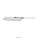 Cutlery Zwilling 2H4BZ4212 Pro le blanc 7-inch, hollow edge SLIM Santoku Knife - Image 2
