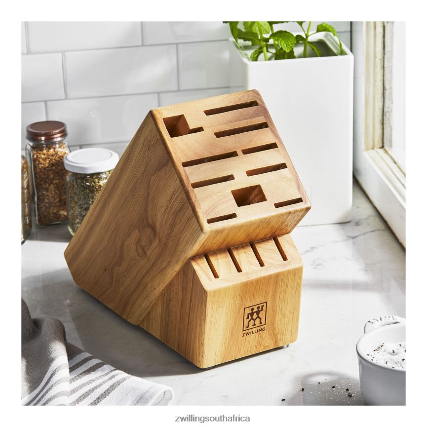 Cutlery Zwilling 2H4BZ4223 Storage birch, TWIN Birchwood KNIFE BLOCK EMPTY - Image 1
