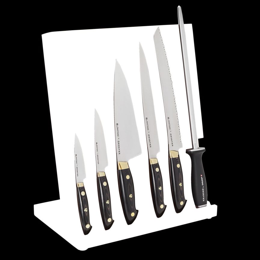 Cutlery Zwilling 2H4BZ4248 Bob Kramer Carbon 2.0 7-pc, Knife block set, brown-black - Image 2