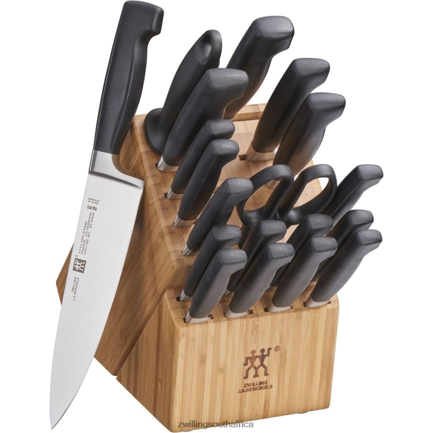 Cutlery Zwilling 2H4BZ424 Four Star 20-pc, Knife block set, natural - Image 2