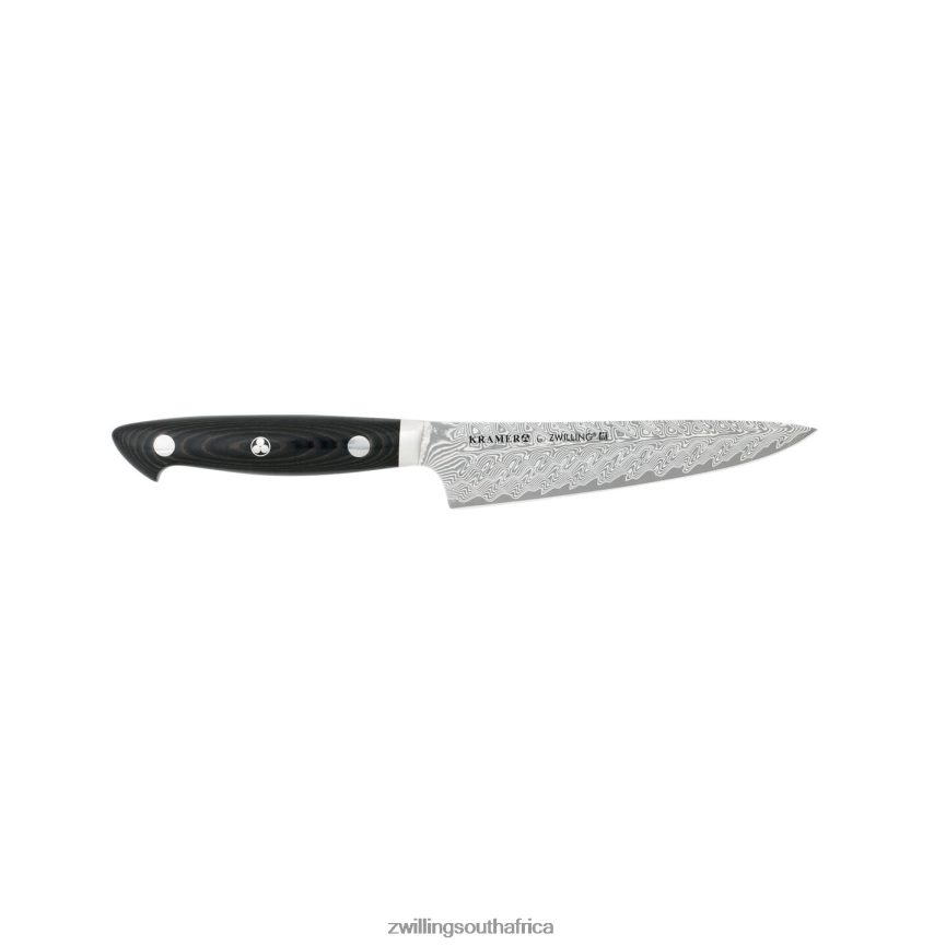 Cutlery Zwilling 2H4BZ4252 Kramer - EUROLINE Damascus Collection 5.5-inch Prep Knife, fine edge - Image 2