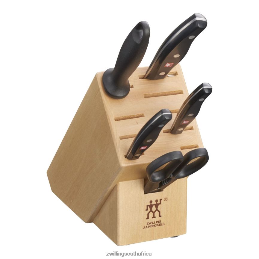 Cutlery Zwilling 2H4BZ4258 TWIN Signature 6-pc, Knife block set, natural - Image 1