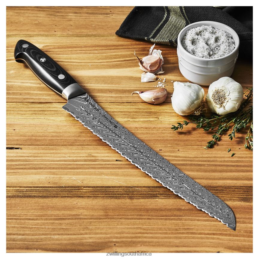 Cutlery Zwilling 2H4BZ4259 Kramer - EUROLINE Stainless Damascus Collection 10-inch, Bread knife - Image 5