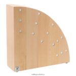 Cutlery Zwilling 2H4BZ4263 Storage Beechwood, Beechwood, Round Italian Magnetic Block - Natural