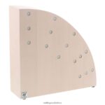 Cutlery Zwilling 2H4BZ4264 Storage Beechwood, Beechwood, Round Italian Magnetic Block - White