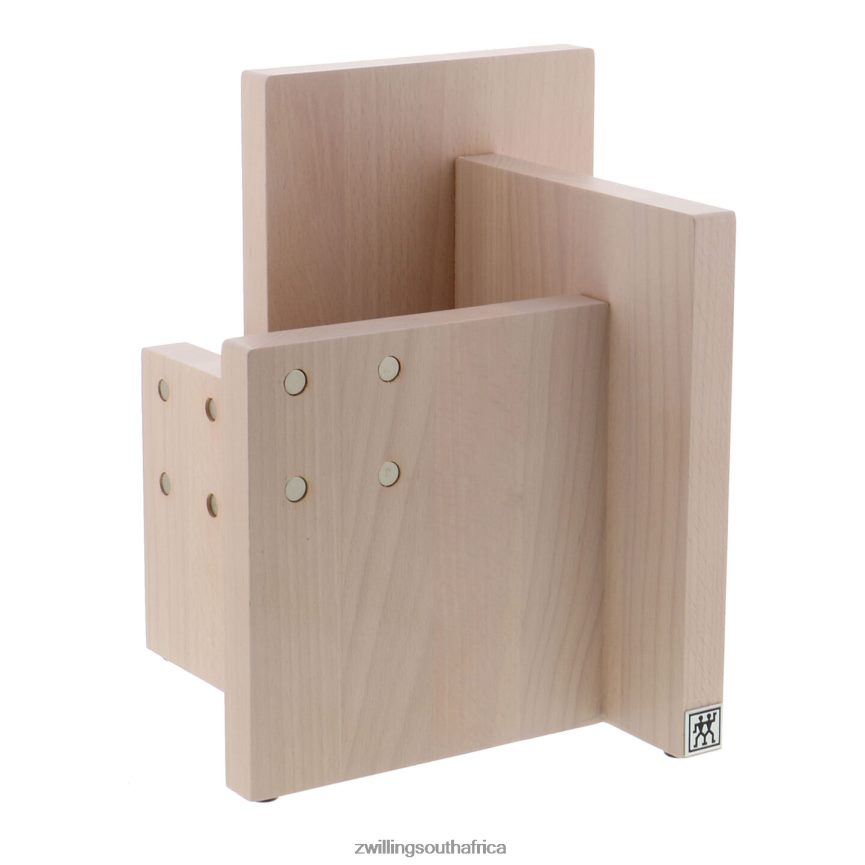 Cutlery Zwilling 2H4BZ4270 Storage Beechwood, Beechwood, Square Italian Magnetic Block - White - Image 1