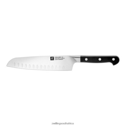 Cutlery Zwilling 2H4BZ4276 Pro 7-inch, hollow edge SLIM Santoku Knife