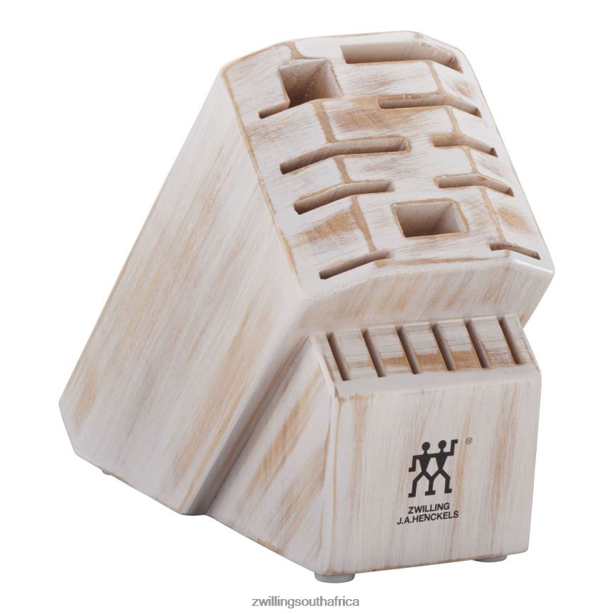 Cutlery Zwilling 2H4BZ4289 Storage Pro Rustic White Knife block empty - Image 1