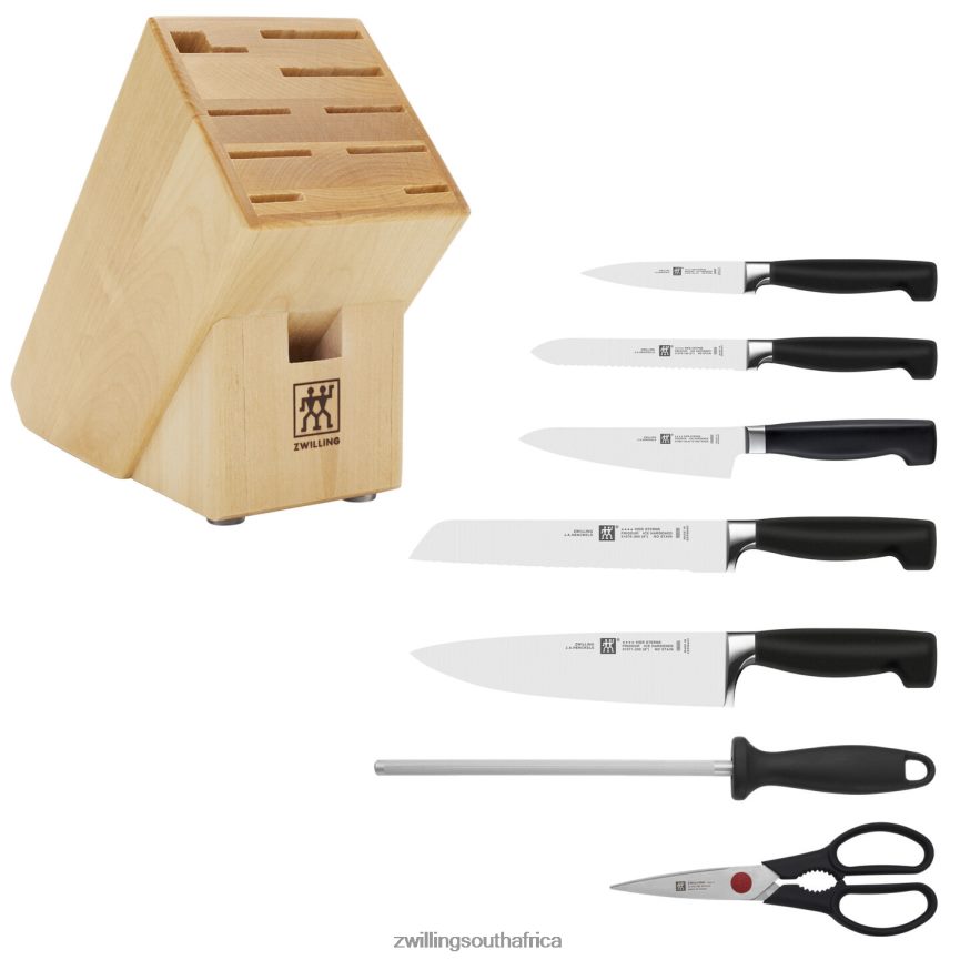 Cutlery Zwilling 2H4BZ42 Four Star 8-pc, Knife block set, natural - Image 2