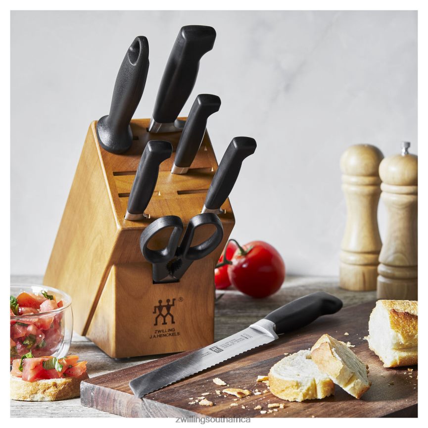 Cutlery Zwilling 2H4BZ42 Four Star 8-pc, Knife block set, natural - Image 4
