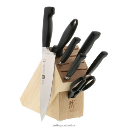 Cutlery Zwilling 2H4BZ42 Four Star 8-pc, Knife block set, natural