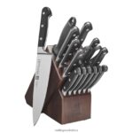 Cutlery Zwilling 2H4BZ4301 Professional S 16-pc, Knife block set, walnut