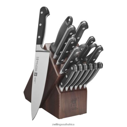 Cutlery Zwilling 2H4BZ4301 Professional S 16-pc, Knife block set, walnut