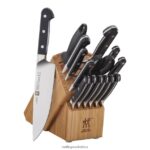 Cutlery Zwilling 2H4BZ430 Pro 16-pc, Knife block set, bamboo