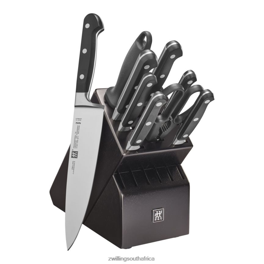 Cutlery Zwilling 2H4BZ4326 Professional S 10-pc, Block Set with Black Rubberwood Block - Image 1