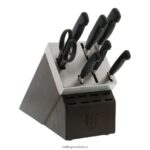 Cutlery Zwilling 2H4BZ435 Four Star 8-pc, Self-Sharpening Knife Block Set , walnut - Image 2