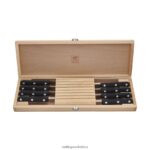Cutlery Zwilling 2H4BZ4361 TWIN Gourmet 8-pc, Steak Knife Set with Wood Presentation Case - Image 2