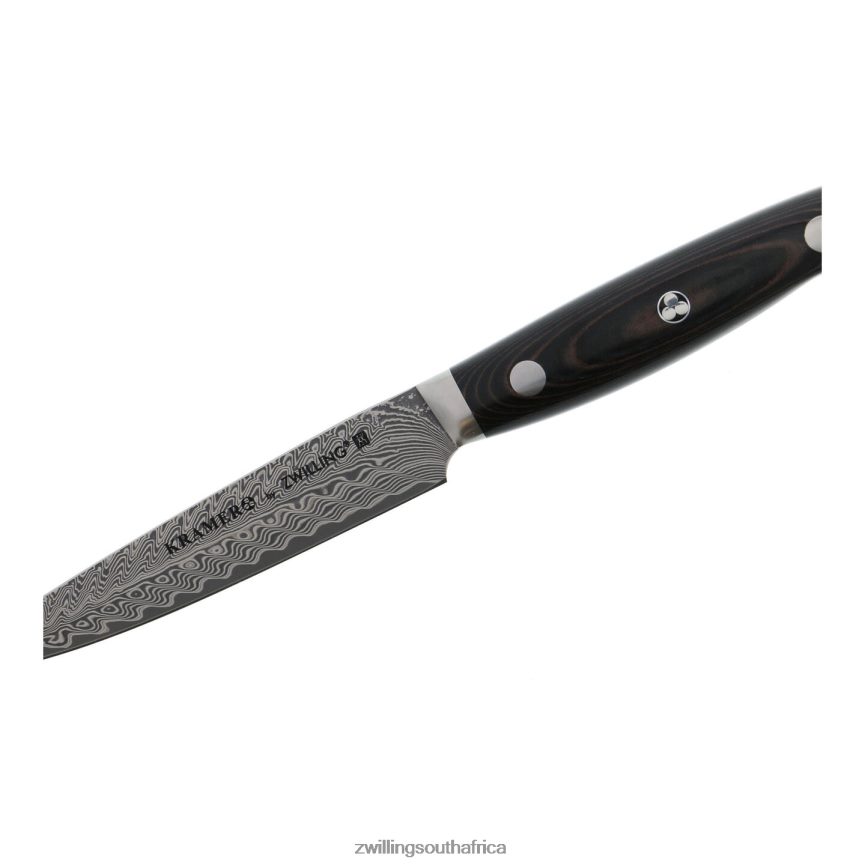 Cutlery Zwilling 2H4BZ4376 Kramer - EUROLINE Stainless Damascus Collection 4-pc, Steak Knife Set - Image 3