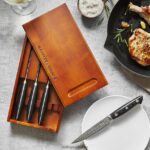 Cutlery Zwilling 2H4BZ4376 Kramer - EUROLINE Stainless Damascus Collection 4-pc, Steak Knife Set - Image 6