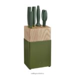 Cutlery Zwilling 2H4BZ4377 Now S 6-pc, Z Now S Knife Block Set, lime green