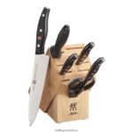 Cutlery Zwilling 2H4BZ4381 TWIN Signature 7-pc, Knife block set, natural