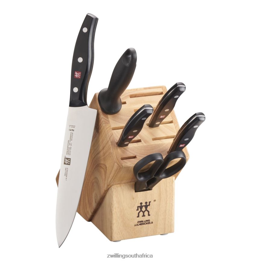 Cutlery Zwilling 2H4BZ4381 TWIN Signature 7-pc, Knife block set, natural - Image 1