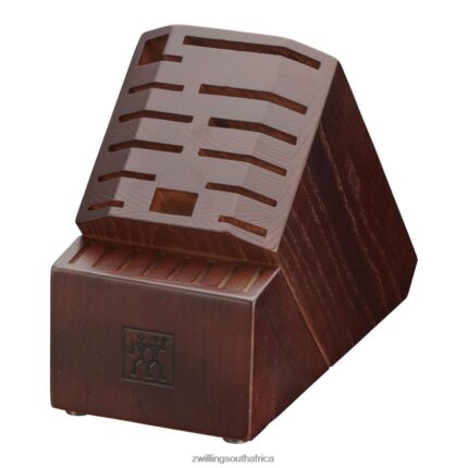 Cutlery Zwilling 2H4BZ4383 Storage ash, ash, Pro Knife Block Empty with walnut stain